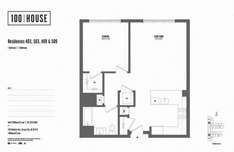 100 house, jersey city, new jersey, nj, NYC greater metropolitan area, luxury apartments, luxury rentals, new jersey, amenities, amenity, rent, rental, apartment, luxury, residence, floor plan, 1 bedroom